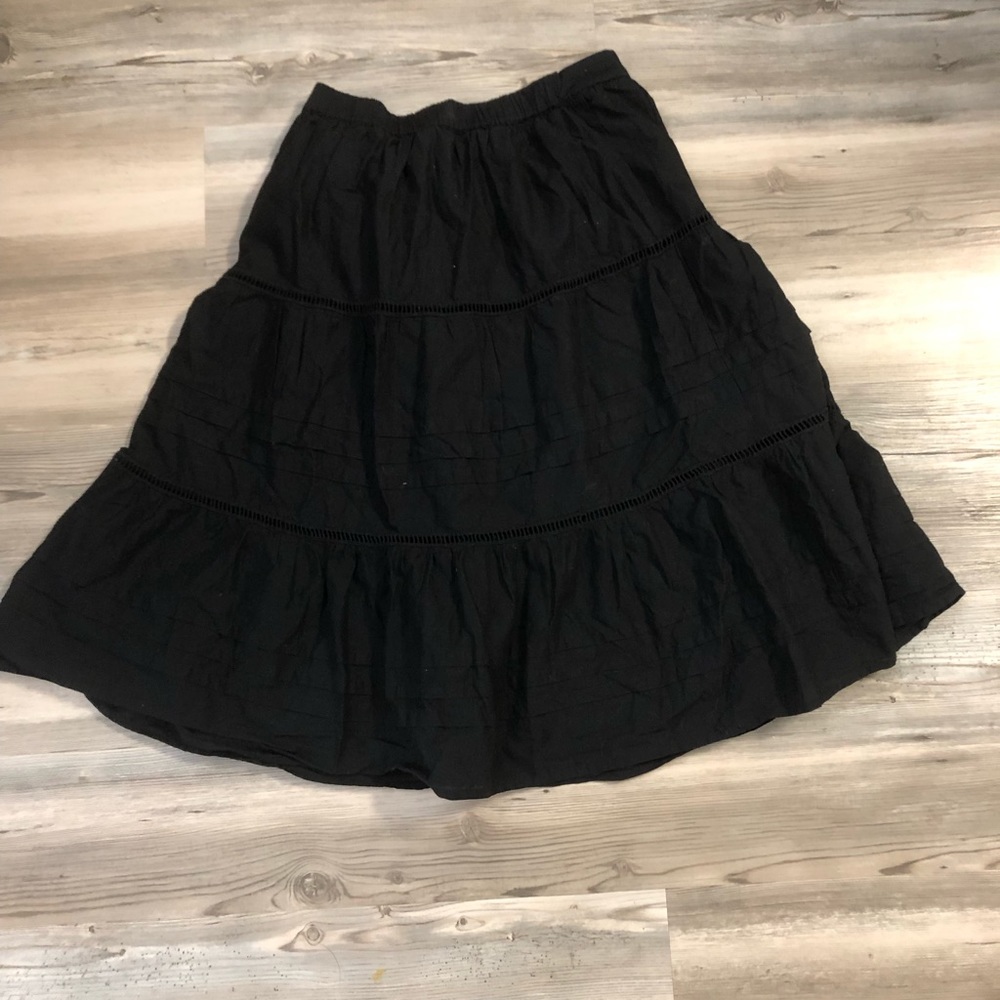 Re Imagined boho style shirt by J Crew size small, elastic waist band